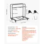 Folding Chair Rack, 400 LBS Capacity, Heavy-duty Chair Cart for 5 Tables+14 Chairs, Chair Storage Dolly Chair Holder w/ Swivel C