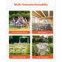 Folding Chair Rack, 500 LBS Capacity, Heavy-duty Chair Cart for 60 Chairs, Metal Chair Storage Dolly Chair Holder with Swivel Ca
