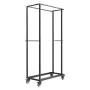 Folding Chair Rack, 500 LBS Capacity, Heavy-duty Chair Cart for 60 Chairs, Metal Chair Storage Dolly Chair Holder with Swivel Ca