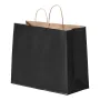 Kraft Paper Bags with Handles, 100Pcs 16 x 6 x 12 in, Large Paper Grocery Bags, Reusable & 100% Recycled Take-Out Sacks, Plain P