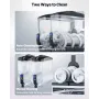 Commercial Frozen Drink Maker, 15Lx2 Double Tank Slushy Machine, 120 Cups Stainless Steel Margarita Smoothie Frozen Drink Machin