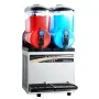 Kommerciel slushy maskine 15lx2 Tank Margarita Smoothie Frozen