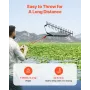 32 in Aquatic Weed Rake, 6.3 in Double Sided Lake Weed Rake, Lightweight Pond Weeds Cutter with 30ft Rope, No Assembly Required,