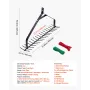 32 in Aquatic Weed Rake, 6.3 in Double Sided Lake Weed Rake, Lightweight Pond Weeds Cutter with 30ft Rope, No Assembly Required,