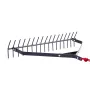 32 in Aquatic Weed Rake, 6.3 in Double Sided Lake Weed Rake, Lightweight Pond Weeds Cutter with 30ft Rope, No Assembly Required,