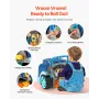 Motor Toy Kids Mechanic Car Repair Set med aftagelige dele blå