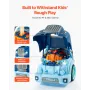Engine Toy, 60 Pieces, Kids Mechanic Car Repair Set with Removable Parts, Lights and Sounds, Steering Wheel and Horn, Kids Mecha