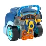 Motor Toy Kids Mechanic Car Repair Set med aftagelige dele blå