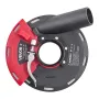 Grinding Dust Shroud for Angle Grinder, Universal 4-5 in, Surface Grinder Dust Shroud with 6 Clamping Washers, Connect to Vacuum