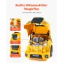 Motor Toy Kids Mechanic Car Repair Set med aftagelige dele gul