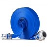 Backwash Hose 1.5 in x 100 ft Blue High Quality Hose Complete Fittings