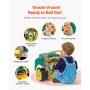 Engine Toy, 60 Pieces, Kids Mechanic Car Repair Set with Removable Parts, Lights and Sounds, Steering Wheel and Horn, Kids Mecha
