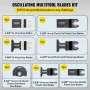 50 pcs oscillerende savklinger, hurtigudgivelse multitool blade