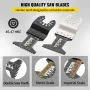 50 PCS Oscillating Saw Blades, Quick Release Multitool Blades Kit, HCS Tool Blades for Wood Plastic Metal Nails Bolts, Compatibl