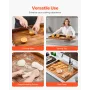 Noodle Board komfur Cover Acacia Wood Top Cover Kitchen