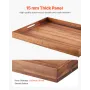  Noodle Board Stove Cover, Stove Top Cover Board for Gas Burner & Electric Stove, Acacia Wood Cutting Board with Built-in H