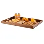 Noodle Board komfur Cover Acacia Wood Top Cover Kitchen