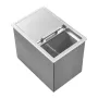 Drop in Ice Chest, 18"L x 12"W x 15"H (455 x 305 x 385 mm) Stainless Steel Drop in Cooler, 27.1L Commercial Ice Bin with Sliding