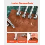 Læderarbejdsværktøj Kit 59 PCS Gravering af