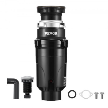 Garbage Disposal 1/2 HP Continuous Food Waste Disposer 3820 RPM EZ Connect