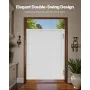 Swinging Cafe Doors, Single Indoor Saloon Doors 81.3 x 106.7 cm, Square Design Made of Pine Wood, with Hinges & Hardware Kit, Ea