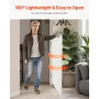 Swinging Cafe Doors 81.3x106.7 cm fyrretræ hvid med hængsler og