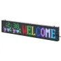 Programmable LED Sign, P10 Full Color Flexible Digital Scrolling Panel, DIY Custom Text Pattern GIF Display Board, Bluetooth APP