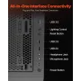 PC Gaming Case, Mid-Tower, Computer Case with High-Airflow Tempered Glass Panel, Dust Filter, 3 x 120 mm ARGB Fans, Easy Cable M