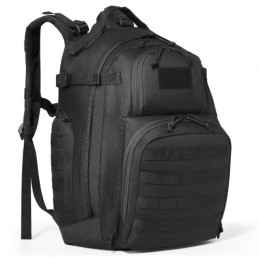 Taktisk rygsæk 40L Militær rygsæk med Molle Mode & Sponge Pad Black
