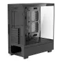 PC Gaming Case, Mid-Tower, Computer Case with High-Airflow Tempered Glass Panel, Dust Filter, 6 x 120 mm PWM ARGB Fans, Easy Cab