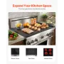 Noodle Board komfur Cover Pine Wood Top Cover Kitchen Electric