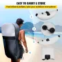 Kayak Outrigger Stabilizer, 2 PCS, PVC Inflatable Outrigger Float with Sidekick Arms Rod, Standing Float Stabilizer System Kit f