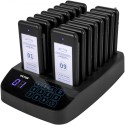 Restaurant Pager 16 Coasters personsøgningssystem Max 98 Nursery Pager Wireless Paging Queuing Calling System Touch Screen med