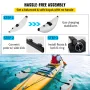 Kajak Outrigger Stabilizer, 2 stk, PVC oppustelig urigger float