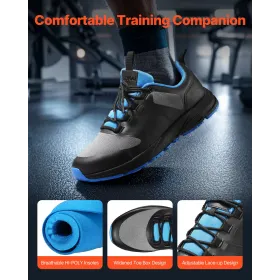 Crosstrainingsko W-sneakers UK størrelse 8, brede sko med tå