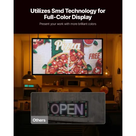 27x14in Programmerbar LED -tegn Digital rulle display Board P5