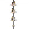 39" to 125" High Shower Corner Caddy Tension Pole Rust-Proof Tension Pole