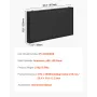 Programmable LED Sign, P5 Full Color Flexible Digital Scrolling Panel, DIY Custom Text Pattern GIF Display, Bluetooth APP Contro