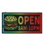 Programmable LED Sign, P5 Full Color Flexible Digital Scrolling Panel, DIY Custom Text Pattern GIF Display, Bluetooth APP Contro