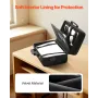 PS5 Carrying Case, Travel Bag for Playstation 5 Shockproof EVA, Soft Interior Lining & Padded Dividers for Extra Protection, Spa