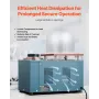 Vacuum Investing Casting Machine, 290W Power, with 3 CFM Pump and Bell Jar, Convenient Oil Injection Port, Precision Pressure Ga