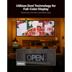 40x18in programmerbart LED -tegn Digital rulle displaybræt P6 FullColor