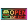 Programmable LED Sign, P6 Full Color Flexible Digital Scrolling Panel, DIY Custom Text Pattern GIF Display Board, Bluetooth APP 