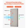 4 PCS Acoustic Panels, 2 inch Thick 23.6 x 11.8 inch Fiberglass Sound Absorbing Panels, Self-adhesive Soundproof Wall Boards, fo