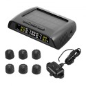 RV Tire Pressure Monitoring System Real Time Solar Trailer TPMS 6 sensorer