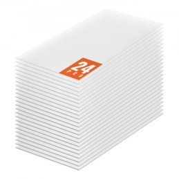 24 Pack Polycarbonate Greenhouse Panels 2 'X 4' X 0,16 '' Tagplader