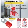 58 PCS Lockout Tagout Kits, Electrical Safety Loto Kit Includes Padlocks, Lockout Station, Hasp, Tags & Zip Ties, Lockout Tagout