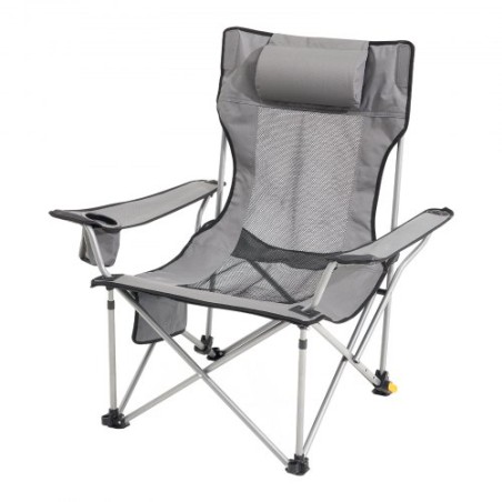 Reclining Camping Chair Folding Chair 330 lbs Load for Home & Outdoor
