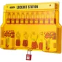 58 PCS Lockout Tagout Kits, Electrical Safety Loto Kit Includes Padlocks, Lockout Station, Hasp, Tags & Zip Ties, Lockout Tagout