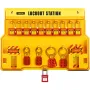 58 PCS Lockout Tagout Kits, Electrical Safety Loto Kit Includes Padlocks, Lockout Station, Hasp, Tags & Zip Ties, Lockout Tagout